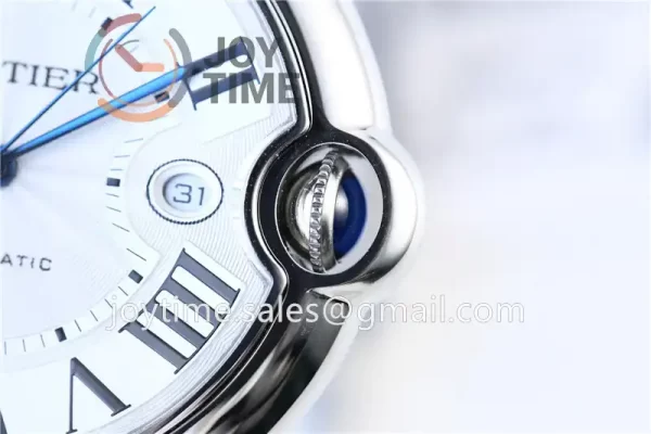 Cartier Ballon Bleu V6F 1:1 Best Edition SS 42mm SS Bracelet A1847