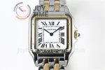 Cartier Ballon Panthère Ladies KOR 1:1 Best Edition SS 27mm YG Bezel SS/YG Bracelet Quartz