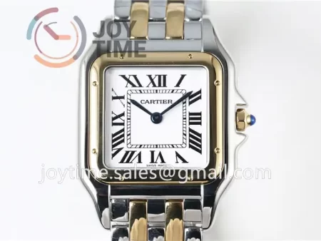 Cartier Ballon Panthère Ladies KOR 1:1 Best Edition SS 27mm YG Bezel SS/YG Bracelet Quartz