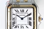 Cartier Ballon Panthère Ladies KOR 1:1 Best Edition SS 27mm YG Bezel SS/YG Bracelet Quartz