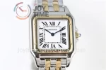 Cartier Ballon Panthère Ladies KOR 1:1 Best Edition SS 27mm YG Bezel SS/YG Bracelet Quartz