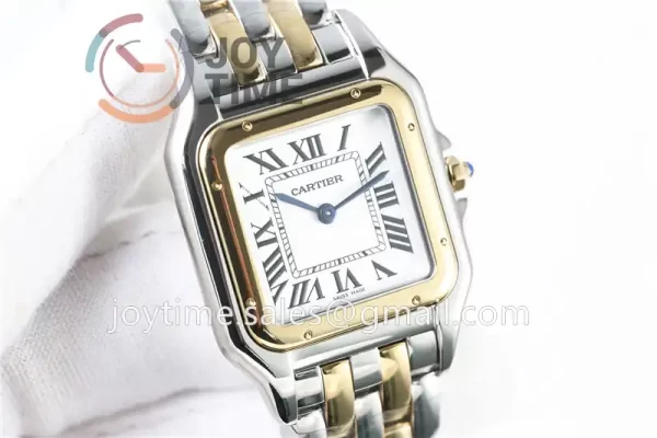 Cartier Ballon Panthère Ladies KOR 1:1 Best Edition SS 27mm YG Bezel SS/YG Bracelet Quartz