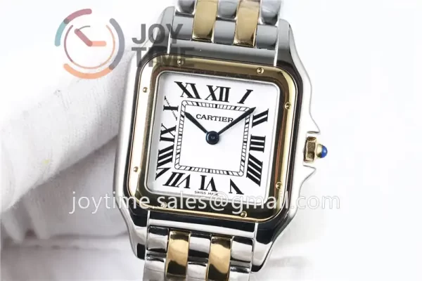 Cartier Ballon Panthère Ladies KOR 1:1 Best Edition SS 27mm YG Bezel SS/YG Bracelet Quartz