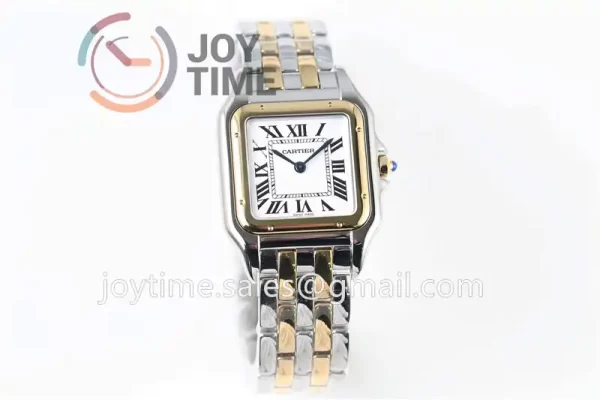 Cartier Ballon Panthère Ladies KOR 1:1 Best Edition SS 27mm YG Bezel SS/YG Bracelet Quartz