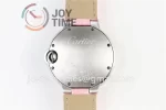 Cartier Ballon Bleu AF 1:1 Best Edition SS 33mm Crocodile leather Strap Cal.076