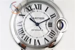 Cartier Ballon Bleu AF 1:1 Best Edition SS 33mm SS Bracelet Cal.076