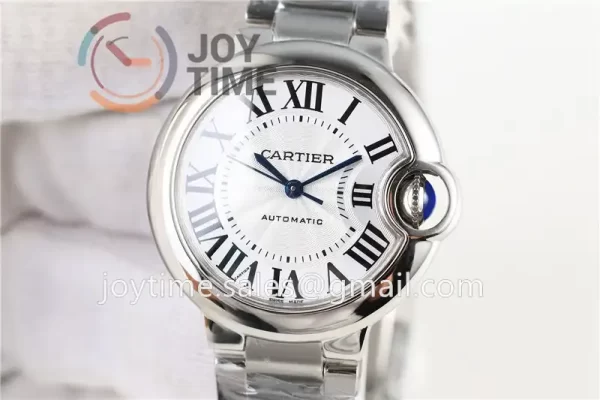 Cartier Ballon Bleu AF 1:1 Best Edition SS 33mm SS Bracelet Cal.076