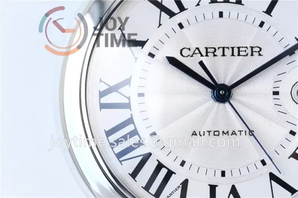 Cartier Ballon Bleu V6F 1:1 Best Edition SS 42mm leather Strap A1847