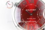 Cartier Ballon Bleu AF 1:1 Best Edition SS 33mm Crocodile leather Strap Cal.076