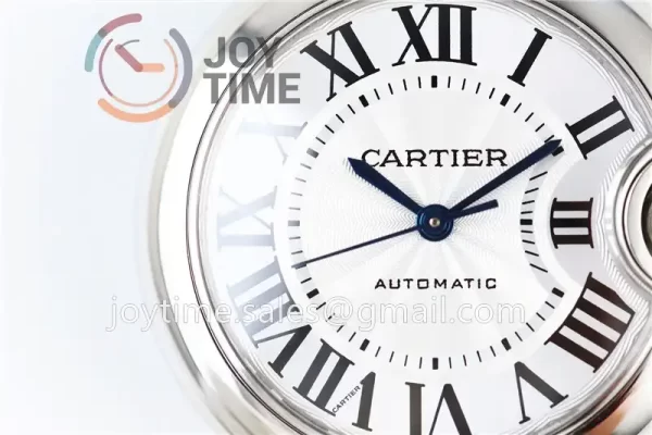 Cartier Ballon Bleu AF 1:1 Best Edition SS 33mm Alligator Leather Strap NH05A