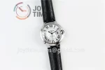 Cartier Ballon Bleu AF 1:1 Best Edition SS 33mm Alligator Leather Strap NH05A