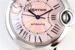 Cartier Ballon Bleu AF 1:1 Best Edition SS 33mm Alligator Leather Strap NH05A