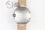 Cartier Ballon Bleu AF 1:1 Best Edition SS 33mm Alligator Leather Strap NH05A