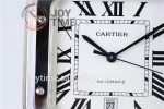 Cartier Santos de Cartier KOR 1:1 Best Edition SS 40mm Leather Strap A1847