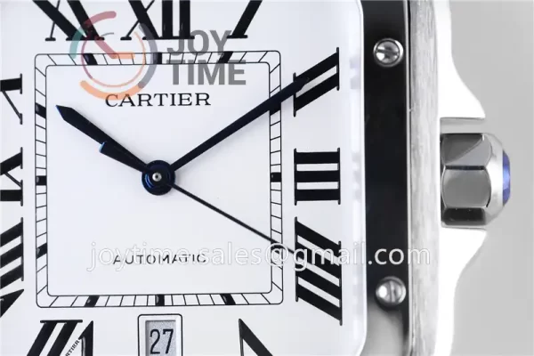 Cartier Santos de Cartier KOR 1:1 Best Edition SS 40mm Leather Strap A1847