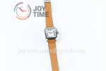 Cartier Santos de Cartier KOR 1:1 Best Edition SS 40mm Leather Strap A1847