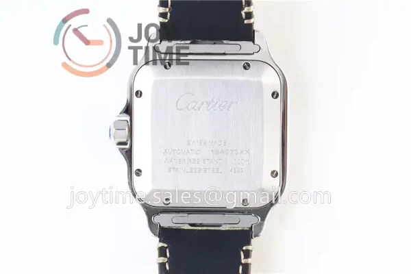 Cartier Santos de Cartier KOR 1:1 Best Edition SS 40mm Leather Strap A1847