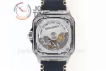 Cartier Santos de Cartier KOR 1:1 Best Edition SS 40mm Leather Strap A1847