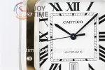 Cartier Santos de Cartier KOR 1:1 Best Edition SS 40mm YG Bezel Leather Strap A1847