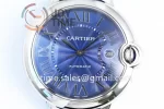 Cartier Ballon Bleu AF 1:1 Best Edition SS 42mm Crocodile leather Strap A2892