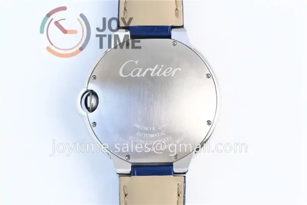 Cartier Ballon Bleu AF 1:1 Best Edition SS 42mm Crocodile leather Strap A2892