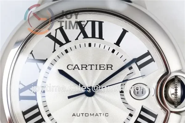 Cartier Ballon Bleu AF 1:1 Best Edition SS 42mm Crocodile leather Strap A2892