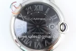 Cartier Ballon Bleu AF 1:1 Best Edition SS 42mm Crocodile leather Strap A2892