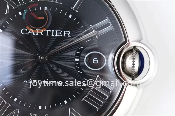 Cartier Ballon Bleu AF 1:1 Best Edition SS 42mm Crocodile leather Strap A2892