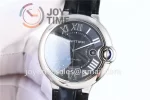 Cartier Ballon Bleu AF 1:1 Best Edition SS 42mm Crocodile leather Strap A2892