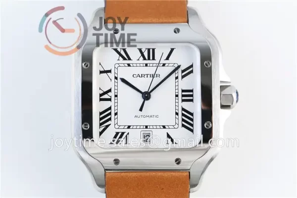 Cartier Santos de Cartier V6F 1:1 Best Edition SS 40mm Leather Strap A1847