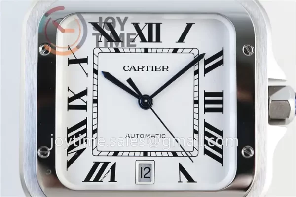 Cartier Santos de Cartier V6F 1:1 Best Edition SS 40mm Leather Strap A1847