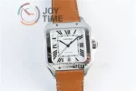 Cartier Santos de Cartier V6F 1:1 Best Edition SS 40mm Leather Strap A1847