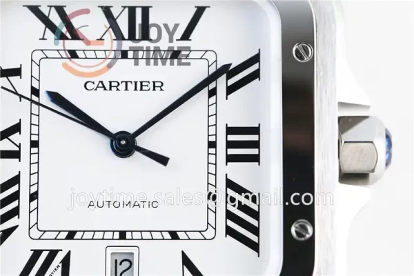 Cartier Santos de Cartier V6F 1:1 Best Edition SS 40mm Leather Strap A1847