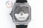 Cartier Santos de Cartier V6F 1:1 Best Edition SS 40mm Leather Strap A1847