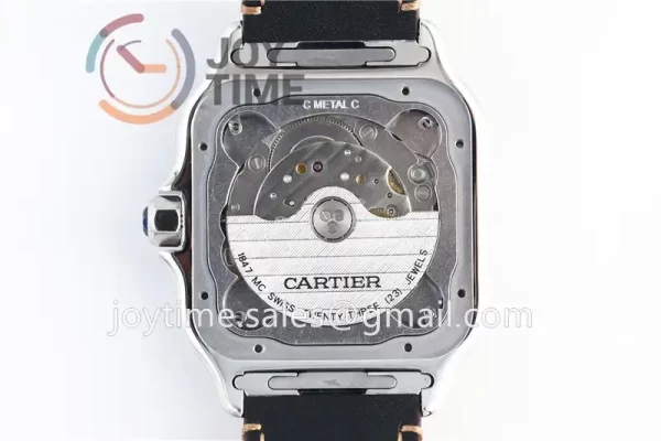 Cartier Santos de Cartier V6F 1:1 Best Edition SS 40mm Leather Strap A1847