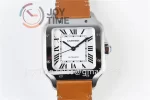 Cartier Santos de Cartier V6F 1:1 Best Edition SS 35mm Leather Strap A1847