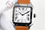 Cartier Santos de Cartier V6F 1:1 Best Edition SS 35mm Leather Strap A1847