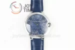 Cartier Ballon Bleu V6F 1:1 Best Edition SS 42mm Alligator Leather Strap A1847