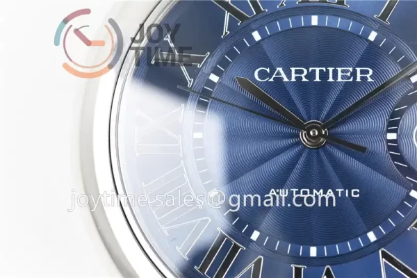 Cartier Ballon Bleu V6F 1:1 Best Edition SS 42mm Alligator Leather Strap A1847