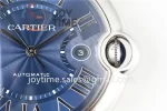 Cartier Ballon Bleu V6F 1:1 Best Edition SS 42mm Alligator Leather Strap A1847