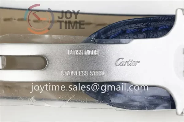 Cartier Ballon Bleu V6F 1:1 Best Edition SS 42mm Alligator Leather Strap A1847