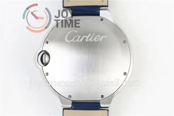 Cartier Ballon Bleu V6F 1:1 Best Edition SS 42mm Alligator Leather Strap A1847