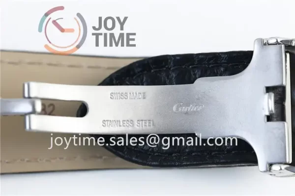 Cartier Ballon Tank Solo AF 1:1 Best Edition SS 31mm Alligator Leather Strap Miyota9015