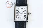 Cartier Ballon Tank Solo AF 1:1 Best Edition SS 31mm Alligator Leather Strap Miyota9015