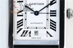 Cartier Ballon Tank Solo AF 1:1 Best Edition SS 31mm Alligator Leather Strap Miyota9015