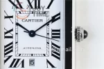 Cartier Ballon Tank Solo AF 1:1 Best Edition SS 31mm Alligator Leather Strap Miyota9015