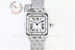 Cartier Ballon Panthère Ladies K11 1:1 Best Edition SS 22mm Diamond Bezel SS Bracelet Quartz