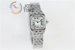 Cartier Ballon Panthère Ladies K11 1:1 Best Edition SS 22mm Diamond Bezel SS Bracelet Quartz