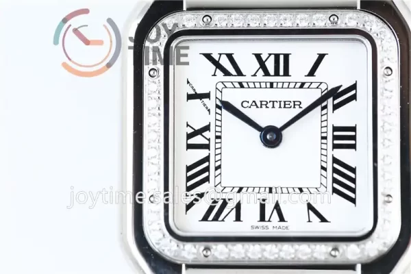 Cartier Ballon Panthère Ladies K11 1:1 Best Edition SS 27mm Diamond Bezel SS Bracelet Quartz