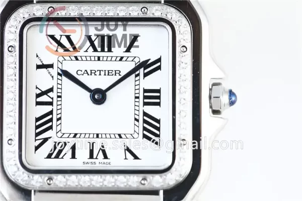 Cartier Ballon Panthère Ladies K11 1:1 Best Edition SS 27mm Diamond Bezel SS Bracelet Quartz